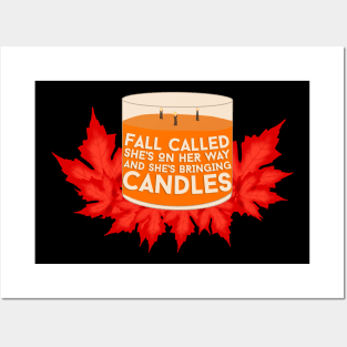 Fall Called Candle Art Posters and Art